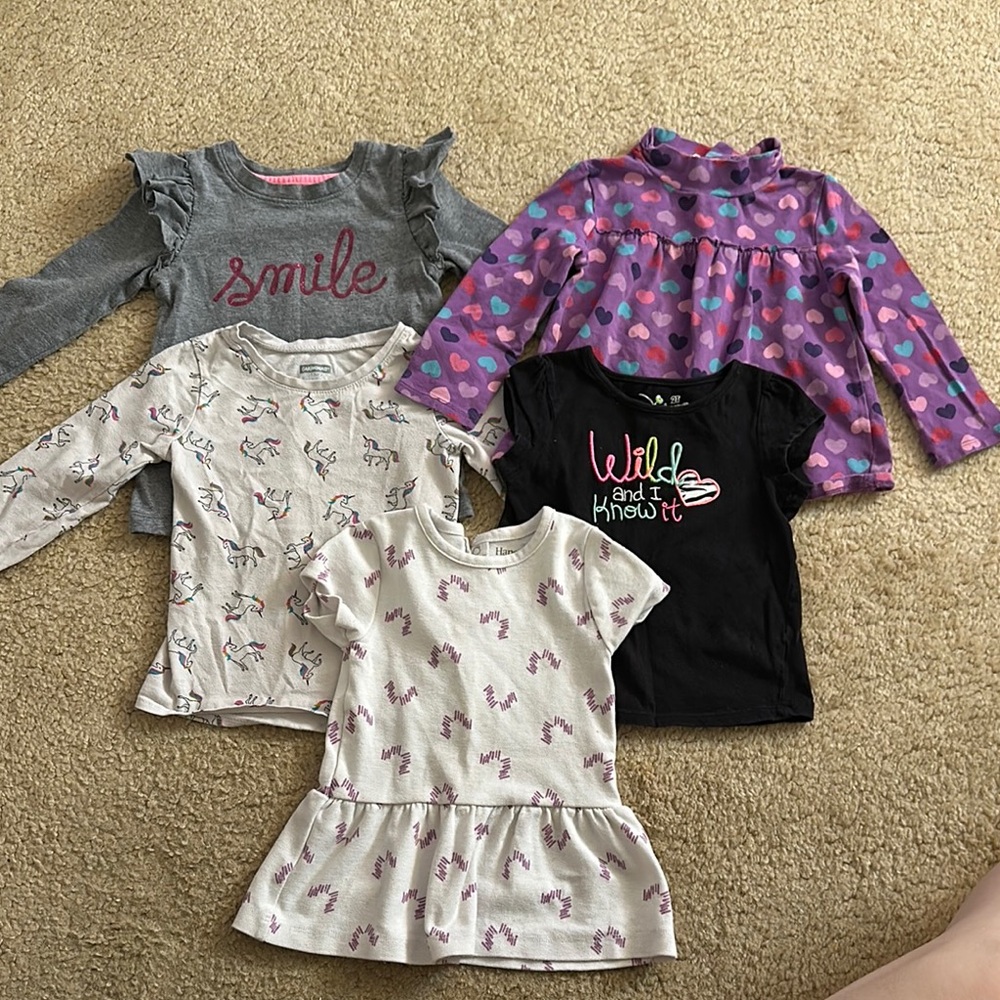 Assorted Girls' Long Sleeve Tops
